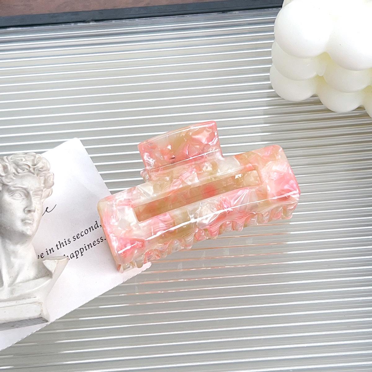 

Средняя элегантная заколка для волос из ацетата - модная заколка в виде акулы для затылка