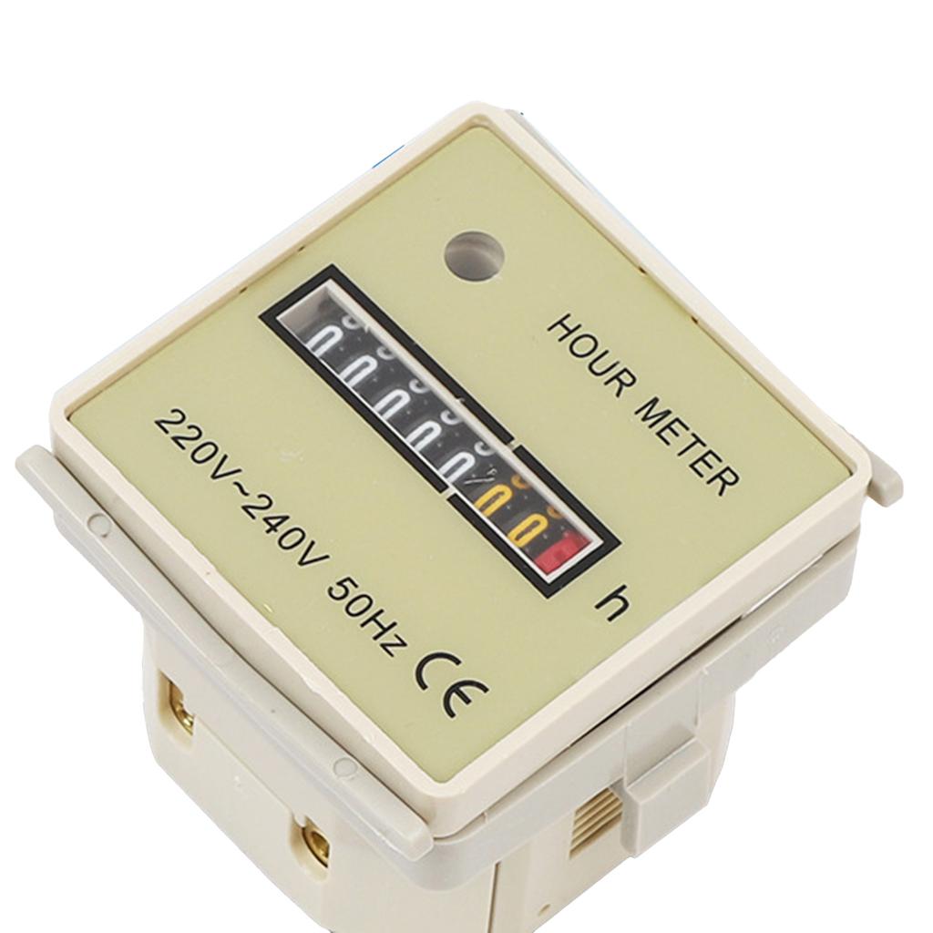 220V-240V Electronic Hermetic Counter Digital Hour Meter Gauge 220V-240V 50Hz Timers Counter for Air Conditioning
