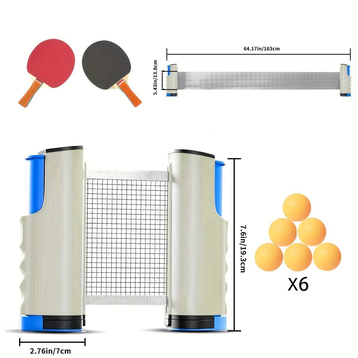 

Мячи для настольного тенниса + ракетки + сетки Удобный набор для настольного тенниса Freedom белый