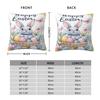 Happy Easter Square Pillow Cases Eggs Bunny Cushion Covers Awesome Decorative Pillowcase for Sofa 40*40cm