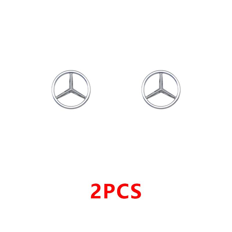 13mm Car Key Emblem Stickers Accessories For Mercedes Benz AMG E S C A B Class GLE GLS CLS GLC CLA GLA GLK GLB W205 W221 W177