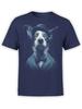 FANTUCCI Dapper Dog T-Shirt | Vintage Border Collie Graphic | Unisex