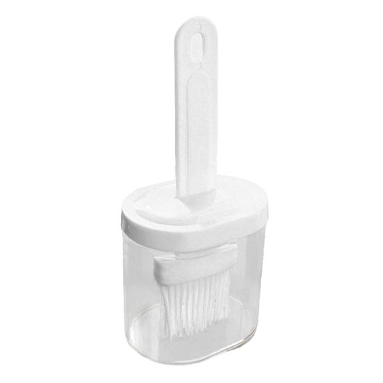 Oil Brush Dispenser 2-in-1 High-Temperature Resistant Oil Pot with Brush Cooking Oil Applicator for Frying Baking BBQ And Air Fryer