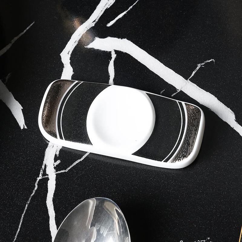 Ru Han Black Pearl Elegant Ceramic Dinnerware Set
