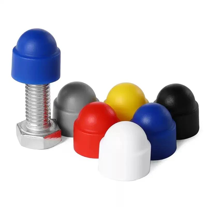 Tapas hexagonales de plástico PE Para Proteger Tuerca de Perno M3~M24 Impermeable a Prueba de Polvo Tapa Decorativa Protectora de Tuercas Para Ruedas Exteriores de Coche