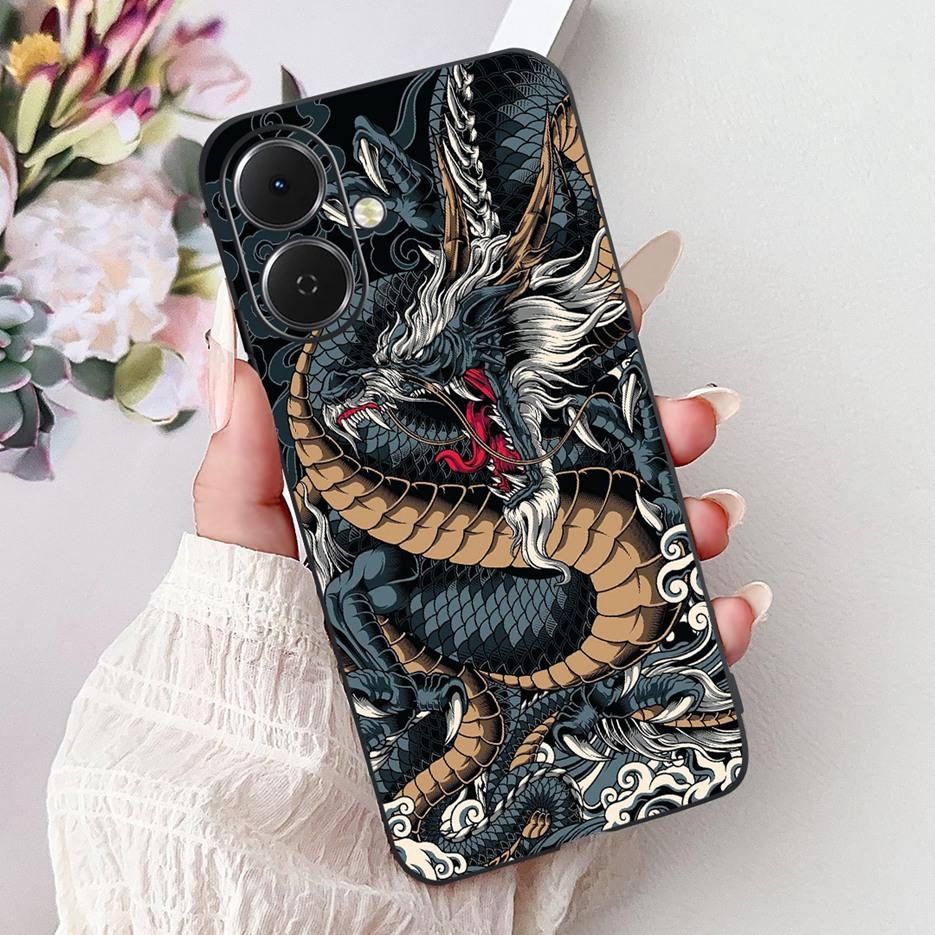 For Tecno Spark GO 2 Case LJ7 Popular Painted Cover 6.67'' Soft Silicone Phone Case For Tecno Spark Go2 SparkGo2 Back Cover Bags