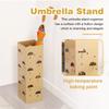 Metal Chic Umbrella Holder Multipurpose Free Standing Metal Umbrella Stand Rack Walking Sticks Holder Entryway Home Hotel Office