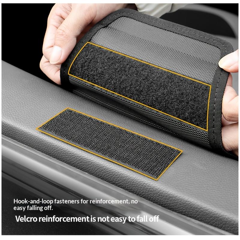 Multifunctional Car Door Side Armrest Pad Storage Bag Window Armrest Organizer Universal Storage Accessory Fit Most SUV