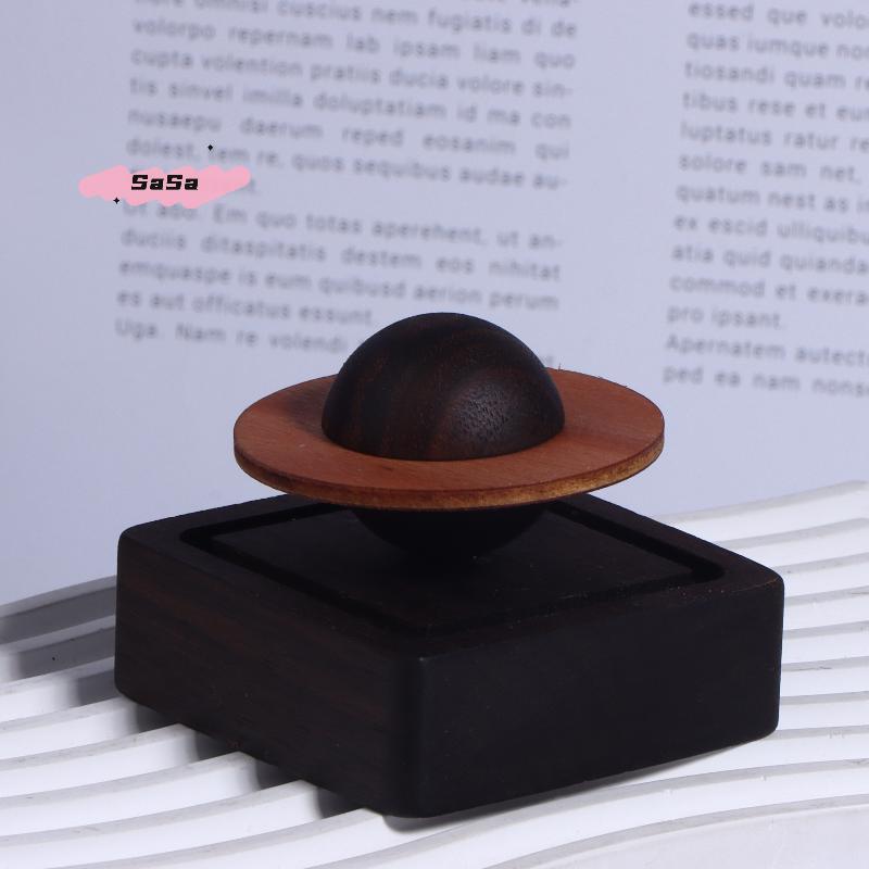 S-1 Pc Minimalist Wood Planet Shape Diffuser Aromatherapy Decor For Living Room, Scented Ornament Lucky Gift & Blessing Decor