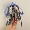 Cute Ribbon Bow Banana Clip Silk Scarf Hairpin Bowknot Hair Clip Korean Style Headdress Hair Claw Girls