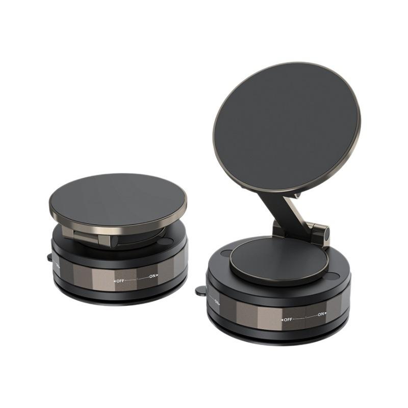 Vacuum Suction Phone Holder Magnetic Car Navigation Bracket 360 Degree Rotation For Xiaomi Iphone Huawei Multyple Phone Bracket