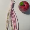 Handmade Colorful Lace Phone Lanyard & Dopamine Keychain Charm