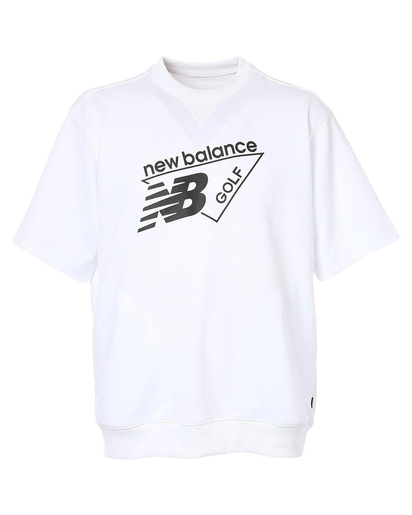 Golf Crewneck Sweatshirt 7 [New Balance] Short-Sleeve (Stretchable, Moisture-Wicking) / Men's / 012-6164002 030_White [3L]