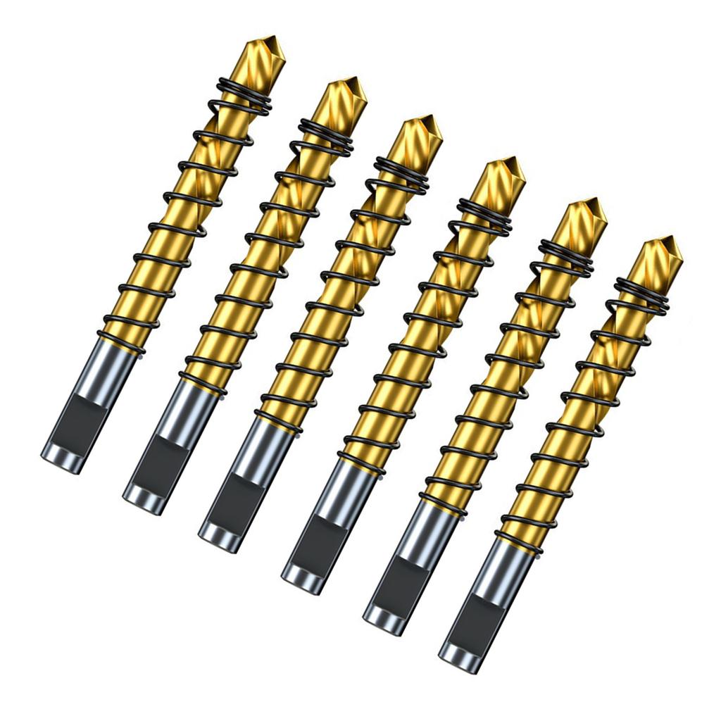 6Pcs Pilot Drill Bit Diameter 6mm for Hole Saw Hole Saws Pilot Drill for Metal Stainless Steel Iron Aluminium Plastic