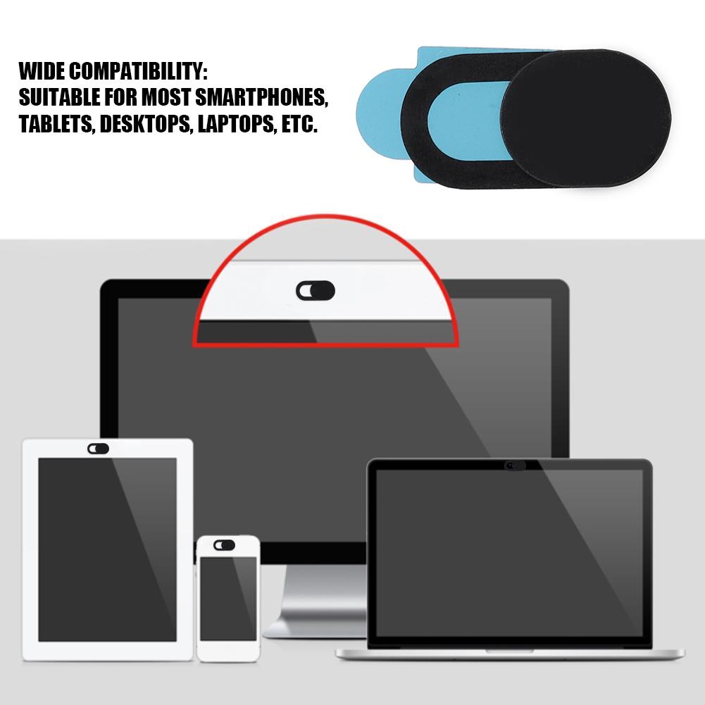 T1 Camera Lens Cover Phone Computer Tablet Anti peep Privacy Protection Webcam Cover Black
