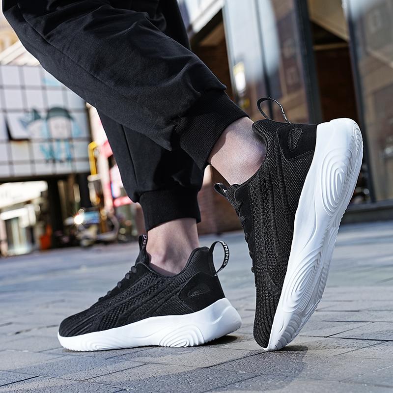 Casual Running Summer Anti Slip Hiking Mesh Breathability Athletic Shoe Tennis Man Trend 2025 Man Sneakers Couple White