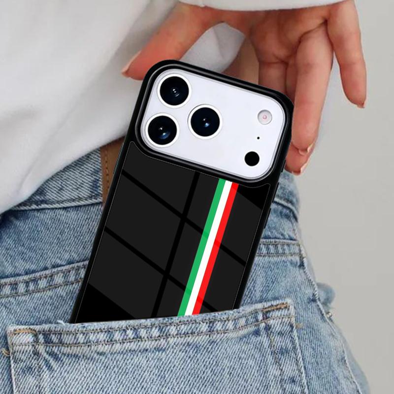 Italy Flag Phone Case for iPhone 16e 15 14 13 12 17 Pro Max Plus Air 17pro Cover Coque