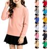 Comfortable Boys Girls Long Sleeve Color Hoodie Pullover for Casual Everyday Wear