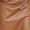 Trendy Mid-Rise Windproof Versatile Autumn Winter Hip Wrap Faux Leather Midi Skirt Streetwear Office Skirt