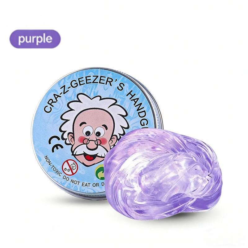 Colorful Non-Newtonian Liquid Glass Mud Children Stress Relief Toy DIY Handmade Clear Elastic Compound Non Toxic Creative Crafts Crystal Mud