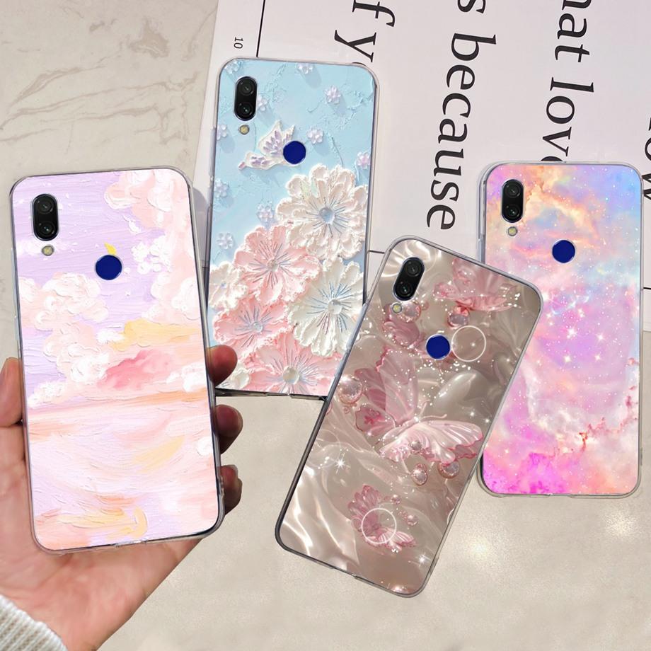 For Xiaomi Redmi Note 7 7Pro 6 Pro 5 Pro Phone Case Clear Soft TPU Silicone Back Cover Cool Cartoon Girly Fashion Bumper Capa