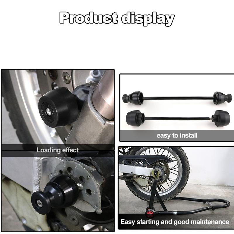 Rear Front Wheel Fork Axle Slider Fit For Suzuki DR650 DR650SE 1996-2025 DR 650 DR 650SE Motorcycle Swingarm Spools Stand Bobbin