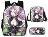 Backpack 17-Inch Student Schoolbag Set 3D Digital Printing Schoolbag To Make
