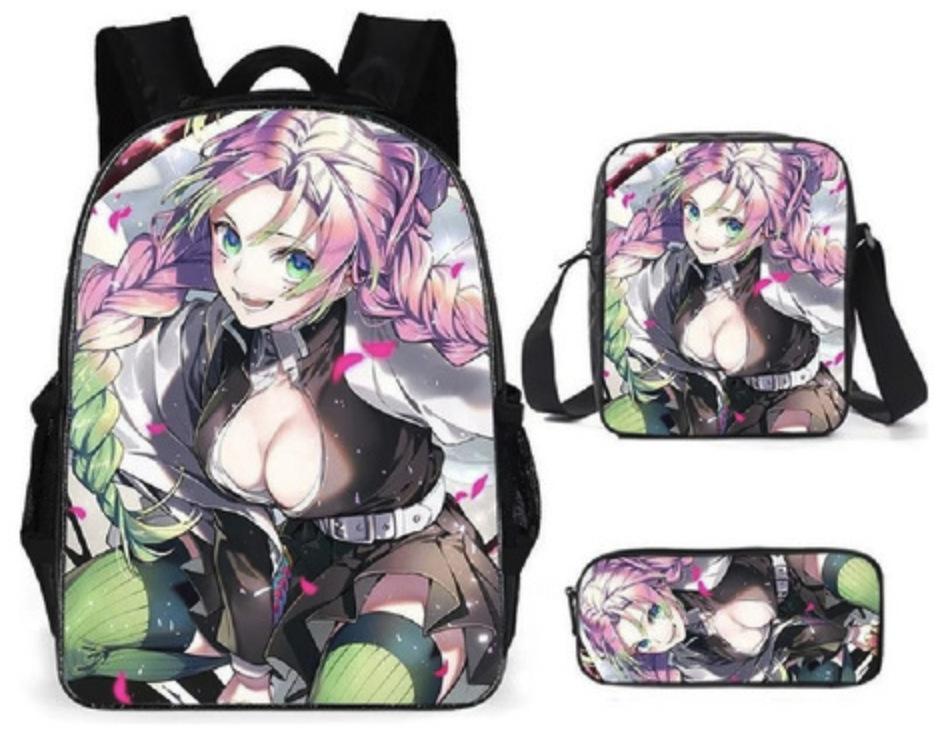 Backpack 17-Inch Student Schoolbag Set 3D Digital Printing Schoolbag To Make