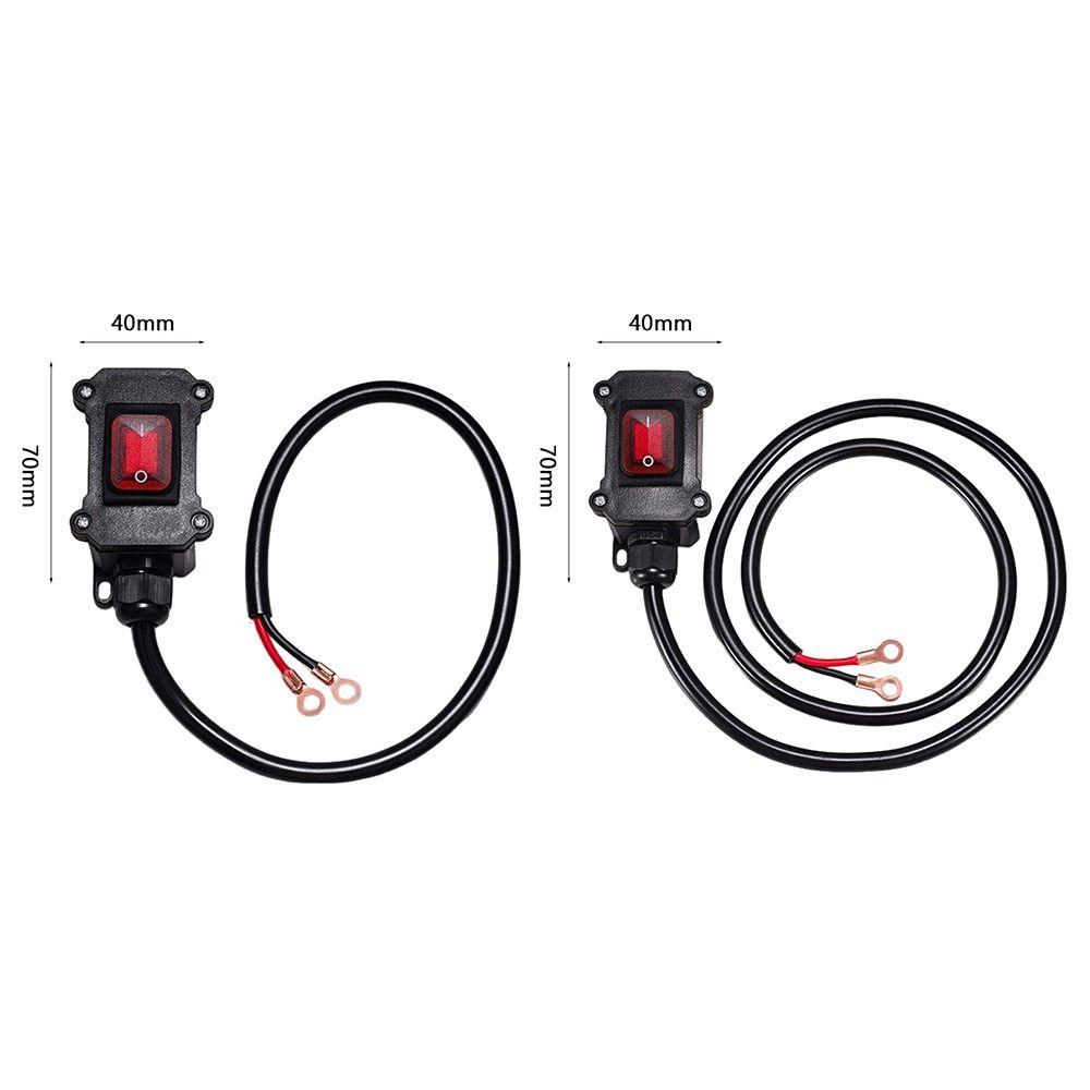 12V Power Cut Off Switch Waterproof Car Battery Switch Durable Battery Disconnect Switch Boat