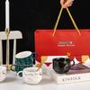 High-Quality Ceramic Souvenir Mug Set – Elegant & Compact for Afternoon Tea