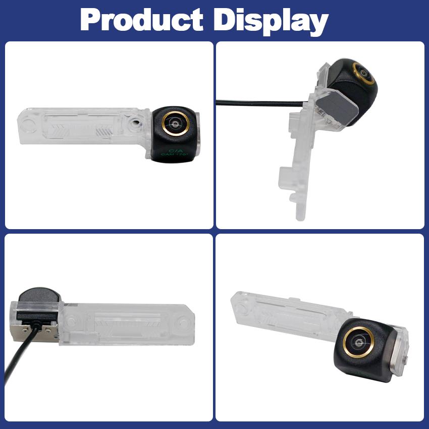 Rear Camera For Volkswagen EOS 2006~2015 Golf MK5 2003~2009 CCD Night Vision Backup Parking Reversing Camera Golden Fisheye Lens