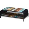 Vintage Style Solid Reclaimed Wood Coffee Table