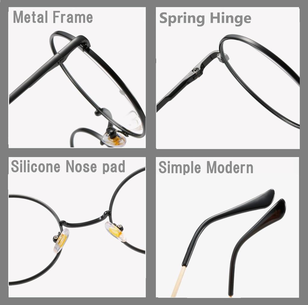 Dimmable Color Changing Round Fashion Round Small Face Round [REONAS] Glasses, Women's, Glasses, Actress, Effect, Cute, Travel/Outing, Women's (Pink