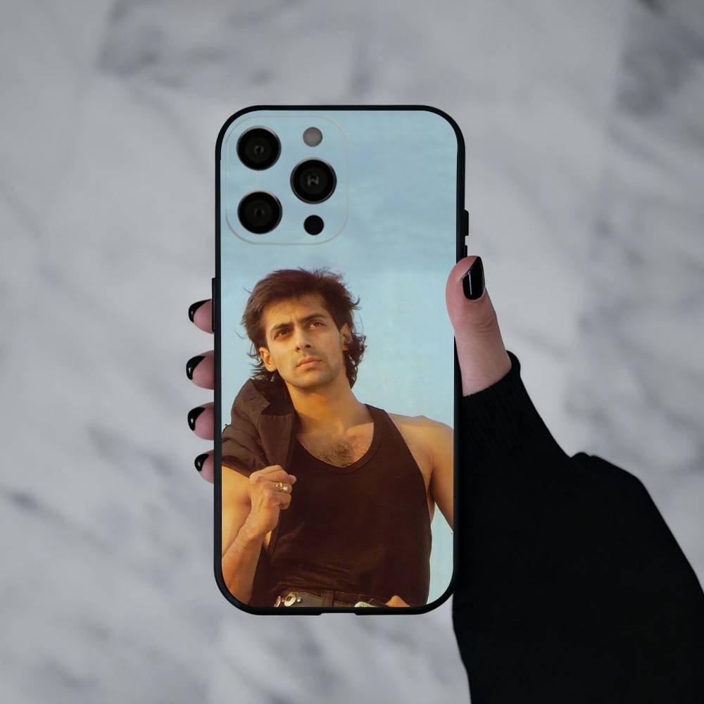 Indian Actor S-Salman K-Khan  Phone Case For iPhone 17pro,16,15,14,13,12,11 Plus,Pro Max,XS,Soft Silicone Black Cover