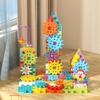 Electric STEM Building Blocks DIY Educational Toy Interlocking Gears Motorized Construction Kit Science Learning for Kids