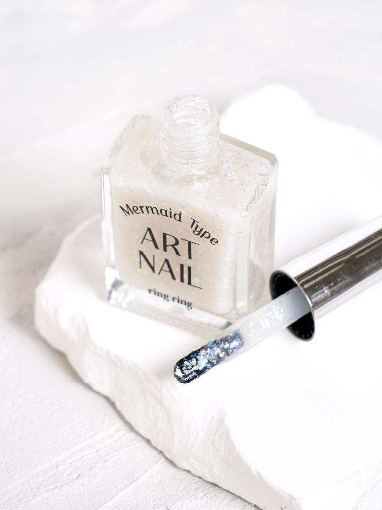 Ring Ring Art Nail Polish 13ml - Mermaid White