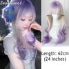 22 Zoll Seeblaue Farbe Synthetische Perücken Mittelscheitel Lang Natürlich Welliges Haar Perücke Für Frauen Cosplay Drag Queen Party Hitzebeständig