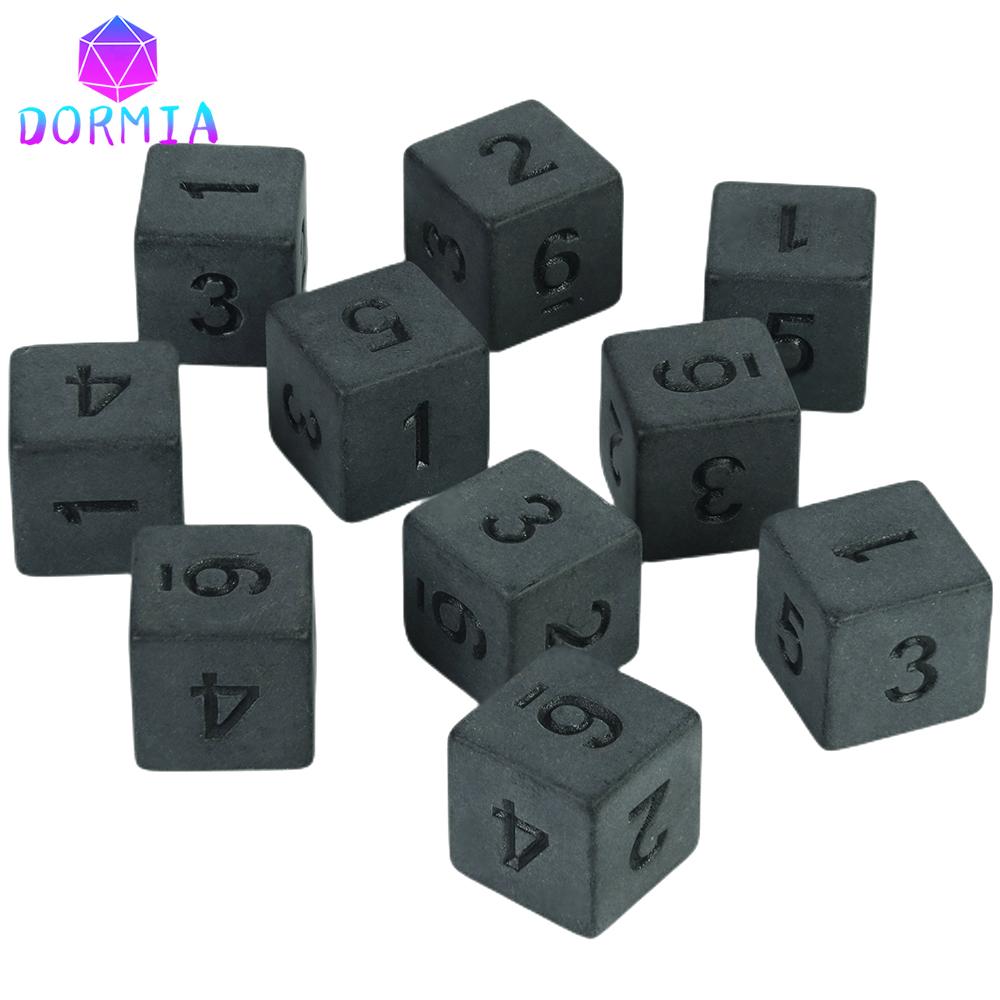

Аксессуары для настольных игр, высококачественные пластиковые черные многогранные кости с удивительной матовой отделкой для настольных ролевых игр