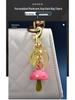 Colorful Cartoon Mushroom Keychain: Creative Bag Charm & Car Pendant