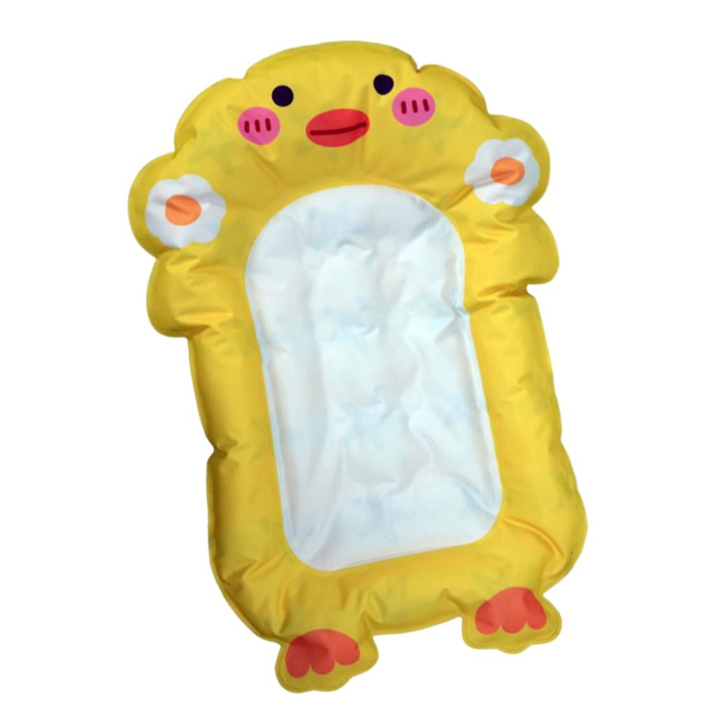 Haustier Kühlmatte Schlafbett Weich Flexibel Faltbar Reißfest Hunde Kühlmatte für Hunde Katzen Sommer Gelbe Ente M