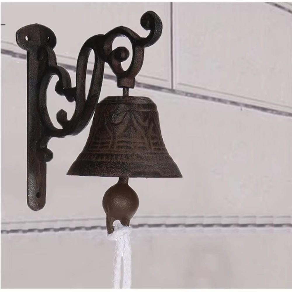Weatherproof Retro Outdoor Bell Rustic Wall Mounted Bell Decorative Bell  Home Decoration