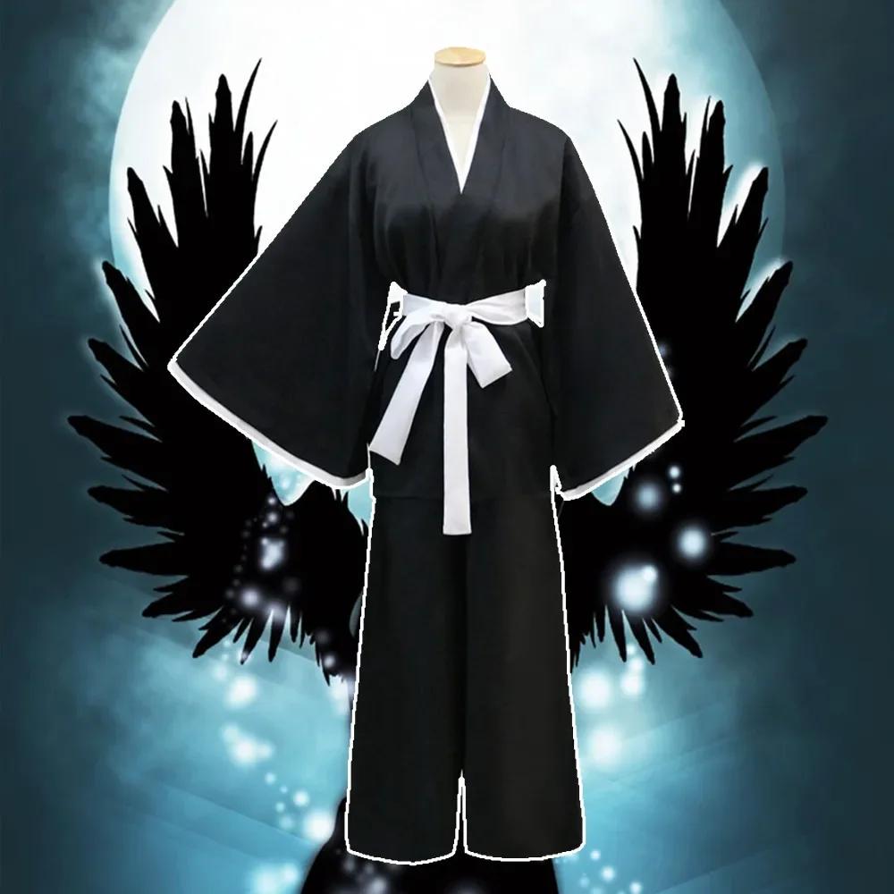 New Halloween Anime Bleach Kostuum Kuchiki Rukia Cosplay Rukia Kuchiki Pruiken En Kimono Uniform Sets Die Pa Kleding