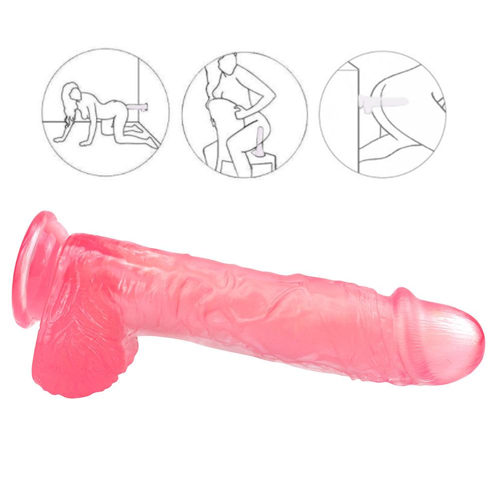 Stor dildo RUNYU myke lange dildoer Realistiske penis sugekopp Stor pikk Anal voksen sexleketøy for kvinne
