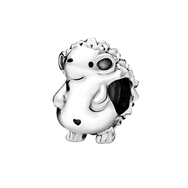 925 Sterling Silver Heart Paw Animal Clear Snowflake Sparkling Crown Pumpkin Charm Bead Fit Original Fashion Bracelet