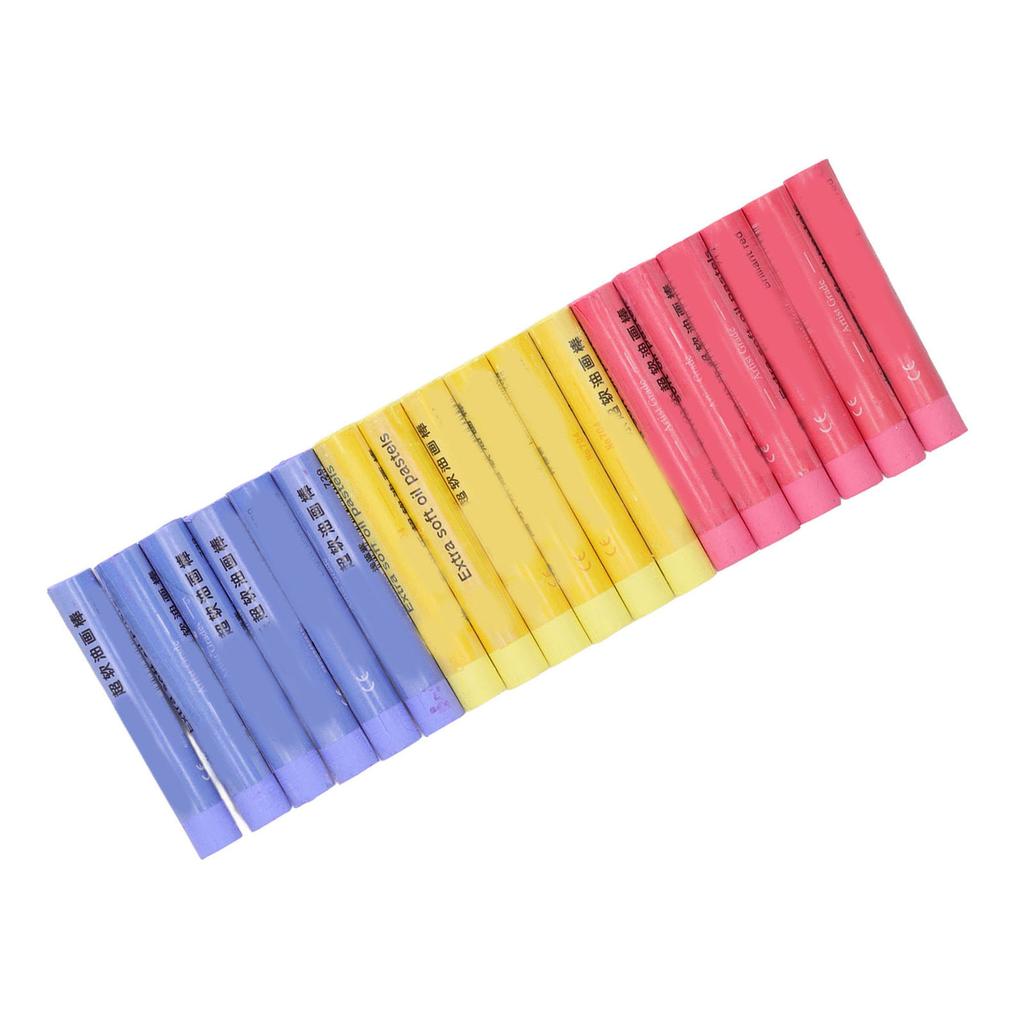 Oil Pastel Set Toxic Free Light Color Soft Painting Pastel Sticks for Children Beginners Students Artist