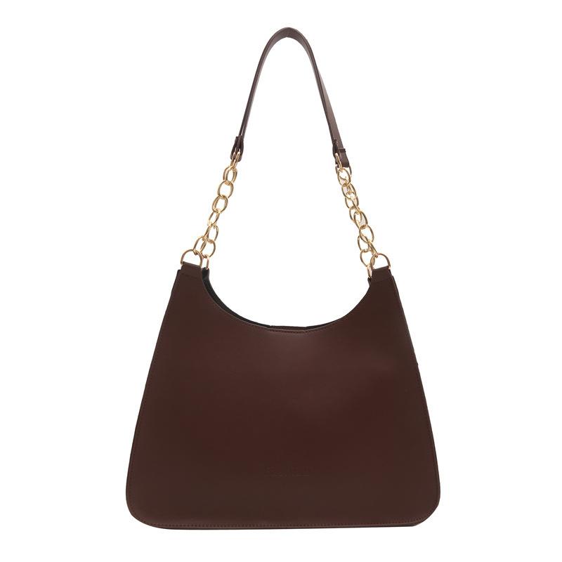 

2024 new large-capacity shoulder tote bag fashionable versatile texture niche chain mother and child bag women s bag