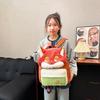 School Bag New Bag Boys and Girls Cute Cartoon Bag Casual Girl School Bag Mao Mao School Bag