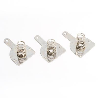 20pcs/set Silver Spring Battery Shrapnel Positive and Negative Contact Plate Replacement for 18650 Batteries 28mm