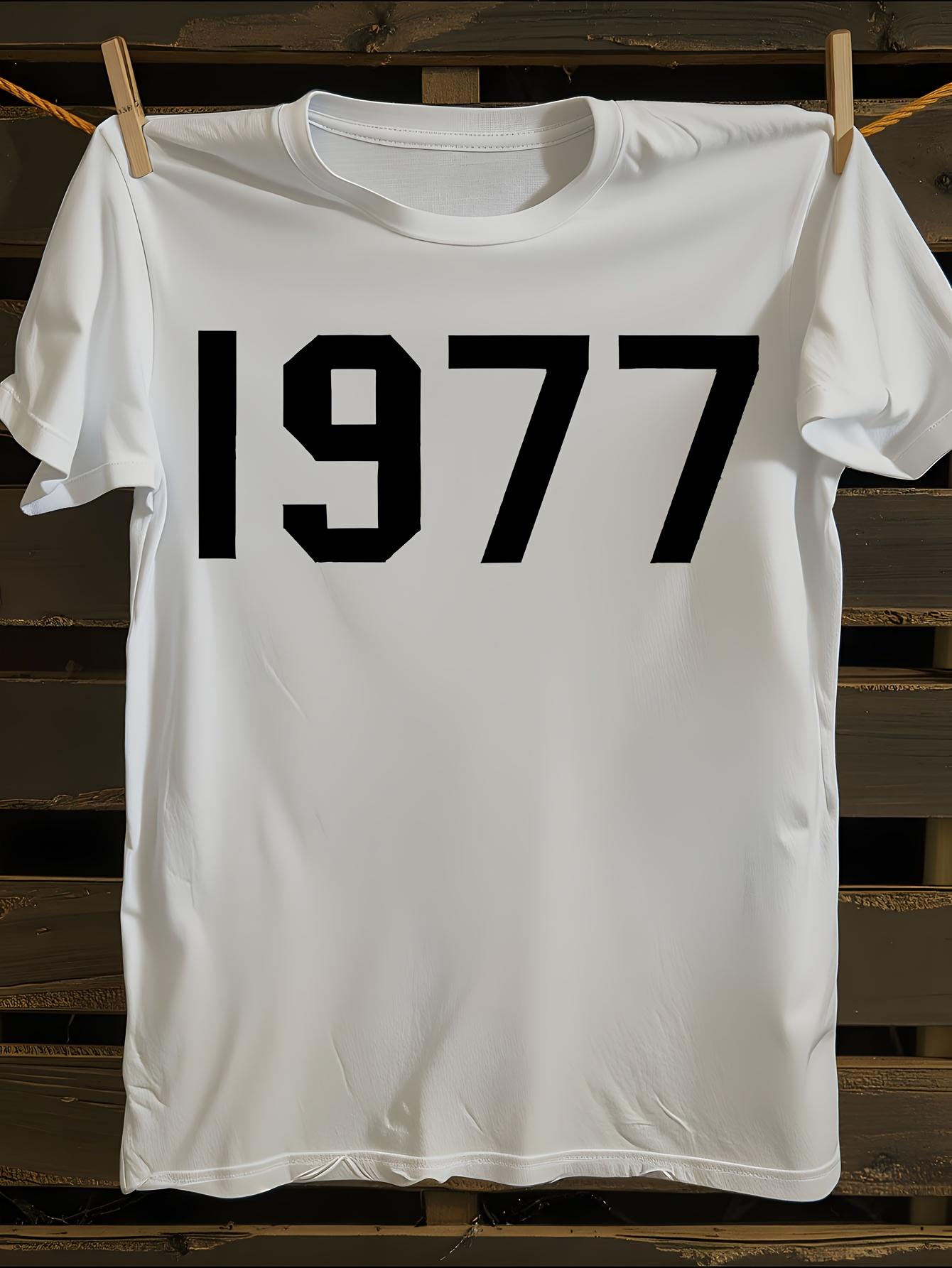 1977 Vintage Print T-shirt XL