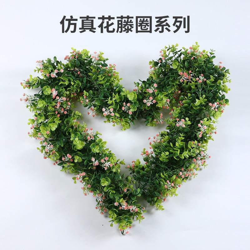 Hotel Wedding Photo Simulation Wreath Storefront Decoration Simulation Plant Door Decoration Pendant Green Plants
